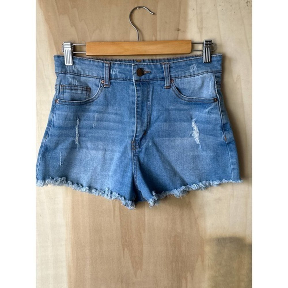 Forever 21 Jean Shorts Womens Size 28 Denim Cut Offs Distressed